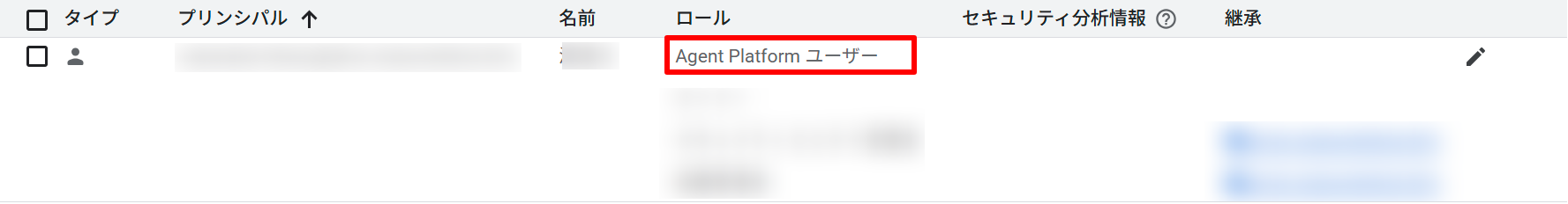 IAMロールの付与