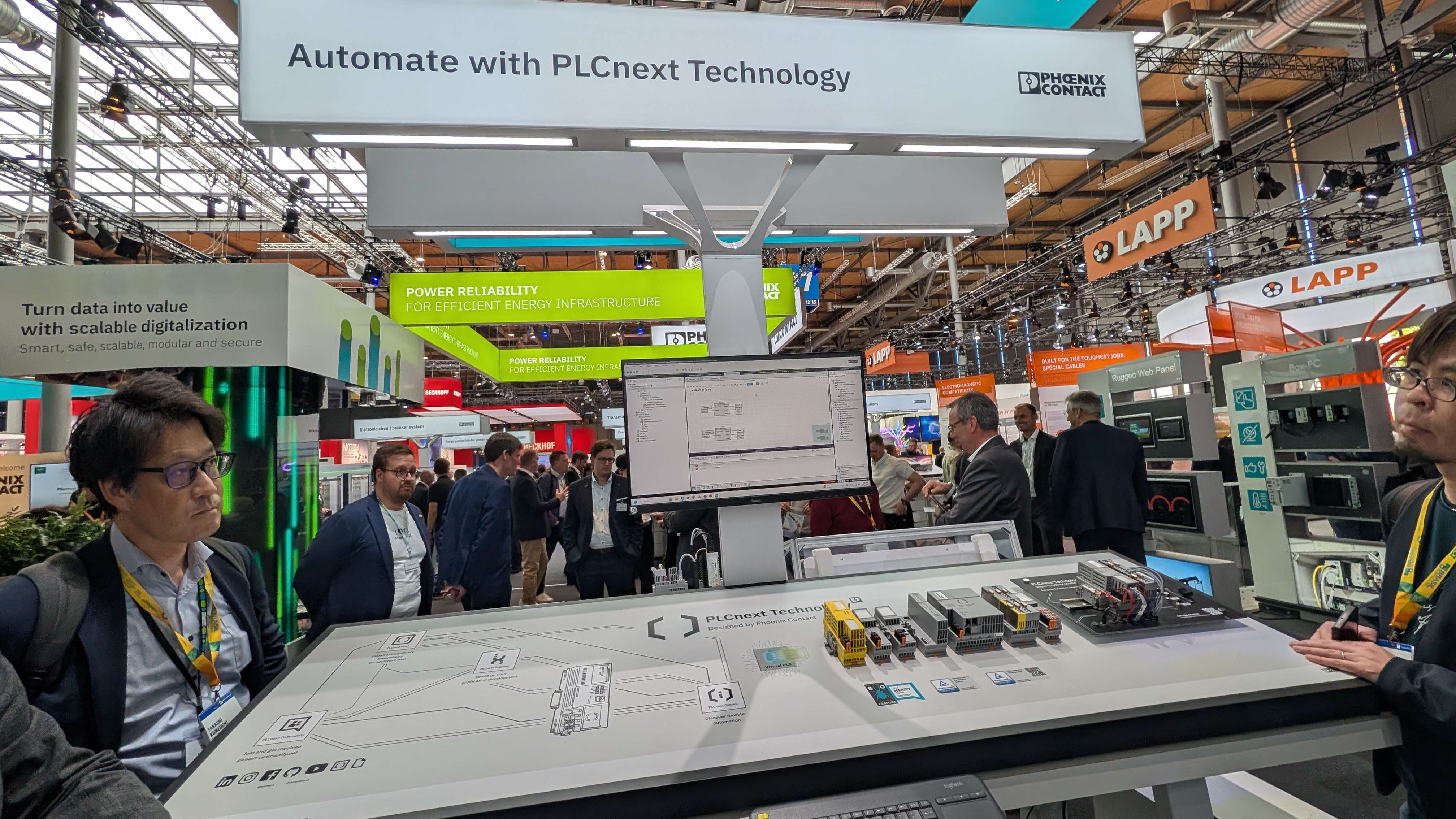 PLCnext Technologyの展示