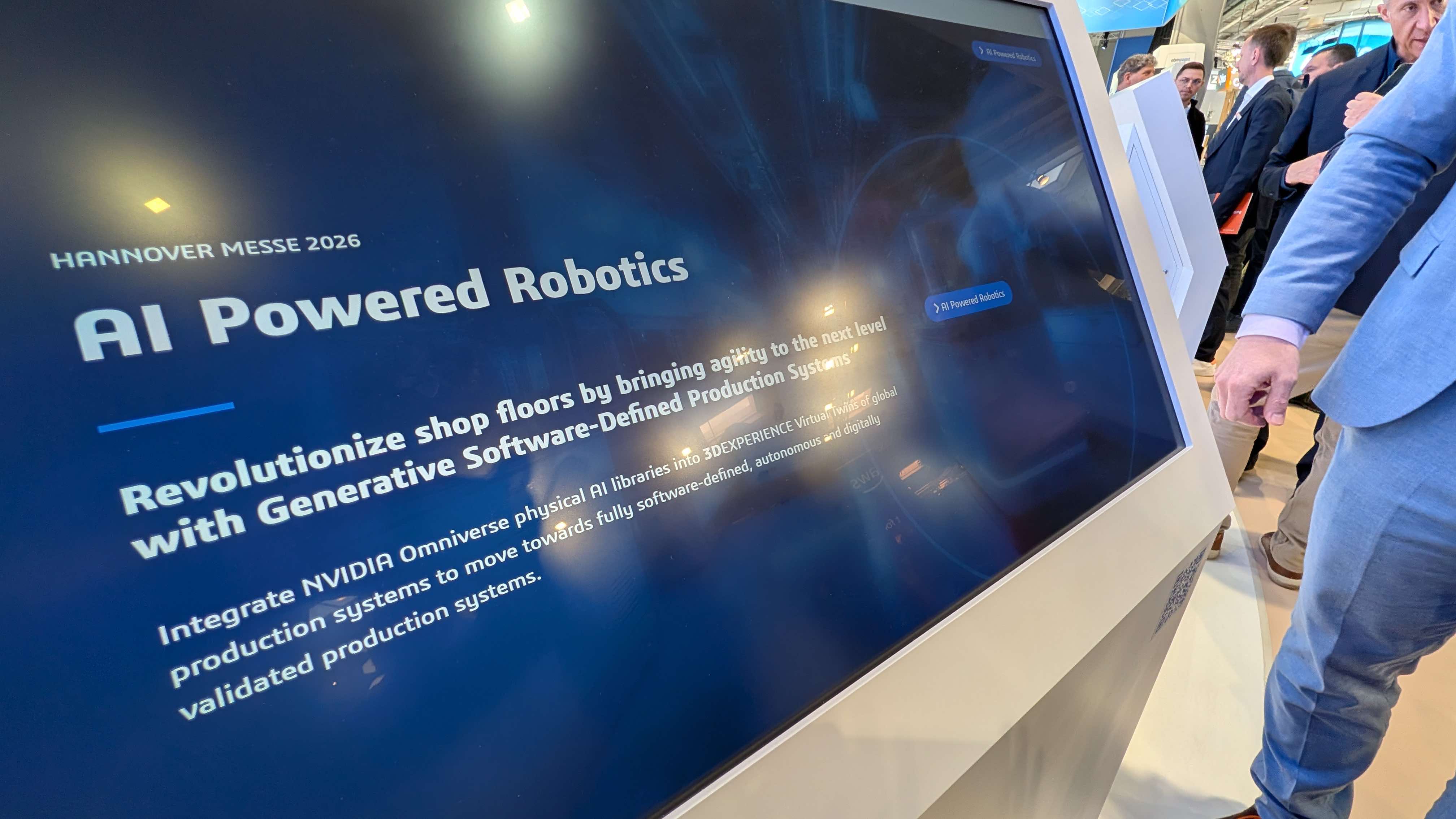 AI Powered Roboticsのデモエリア