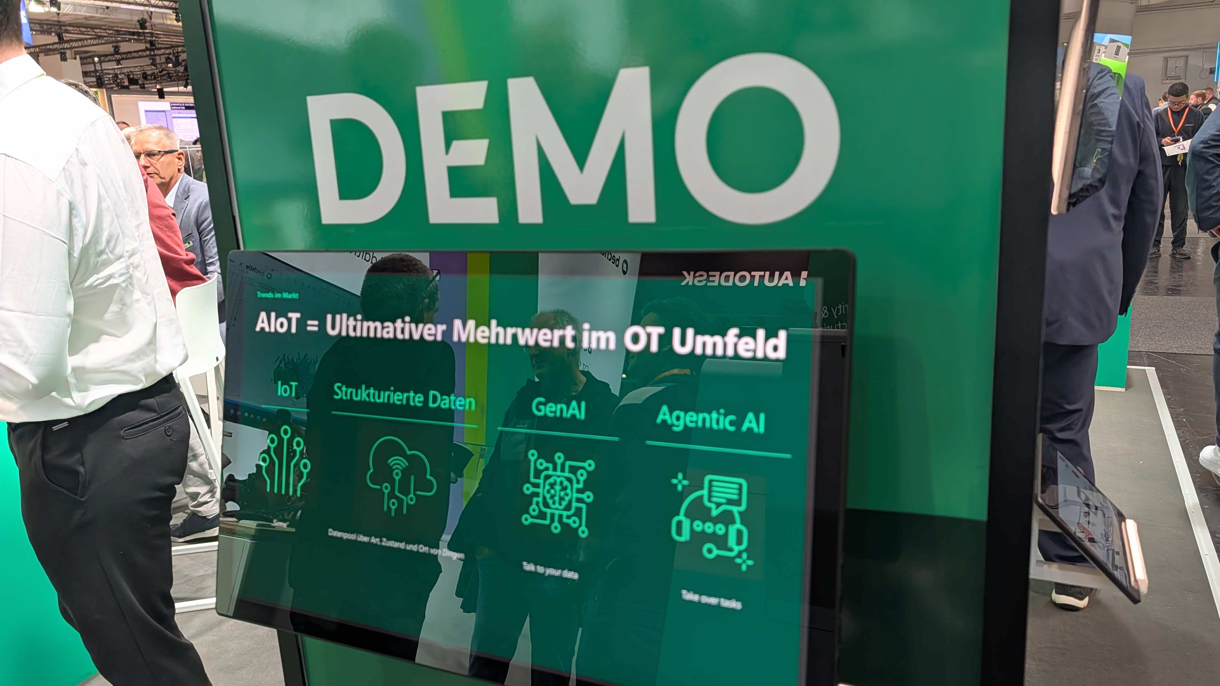 OT環境におけるAIoTの付加価値を訴求するデモ展示