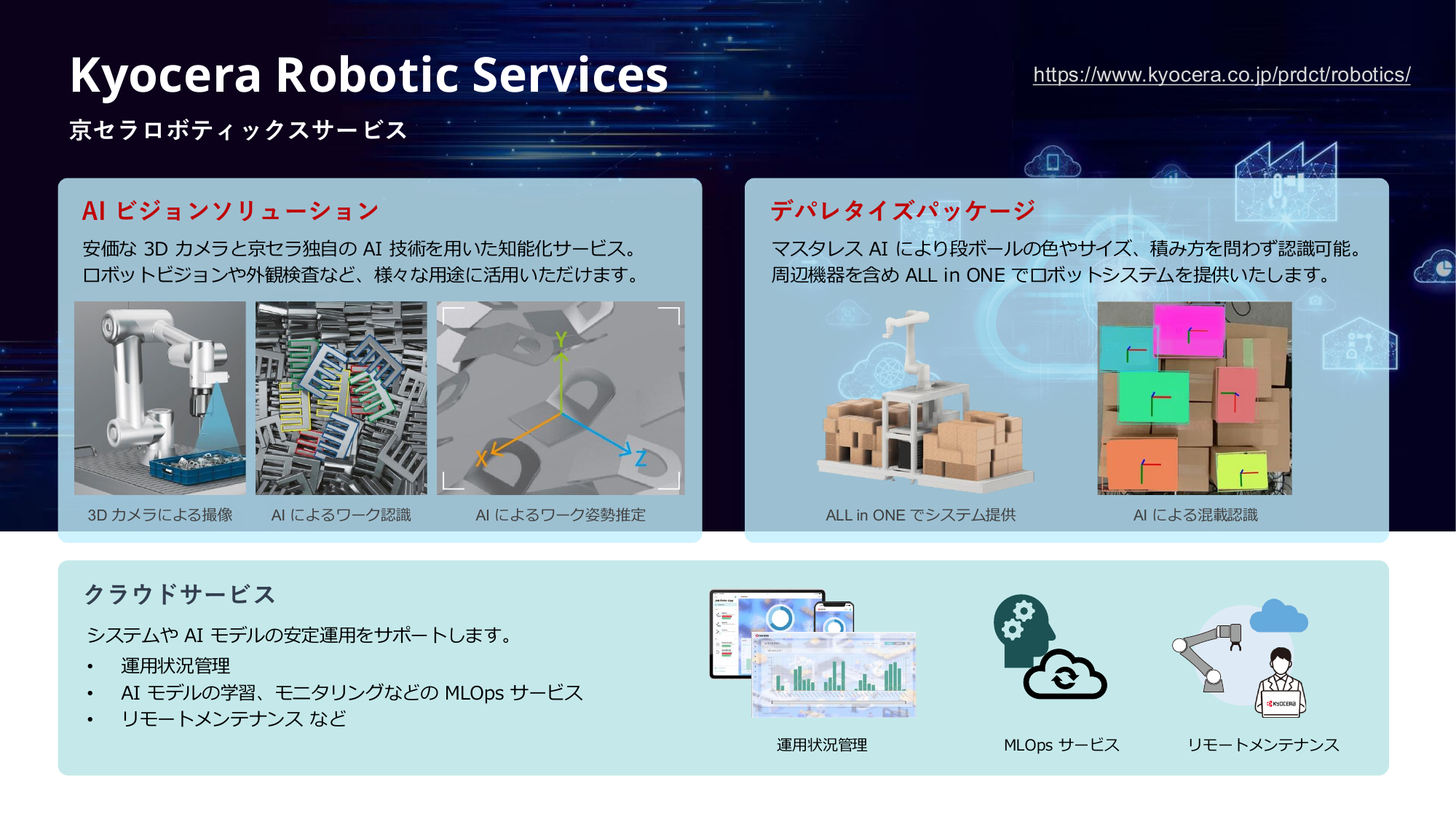 京セラロボティックサービスについて