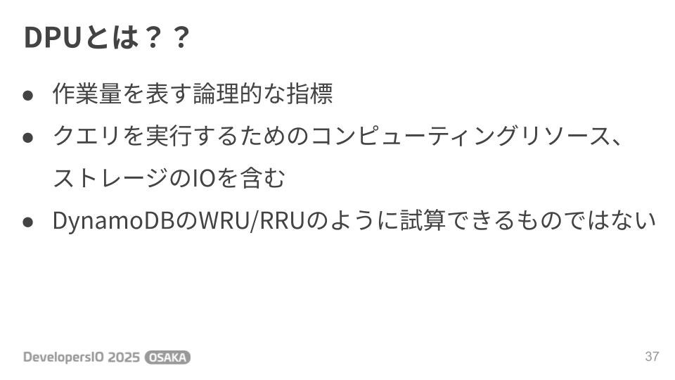 DSQLの料金体系