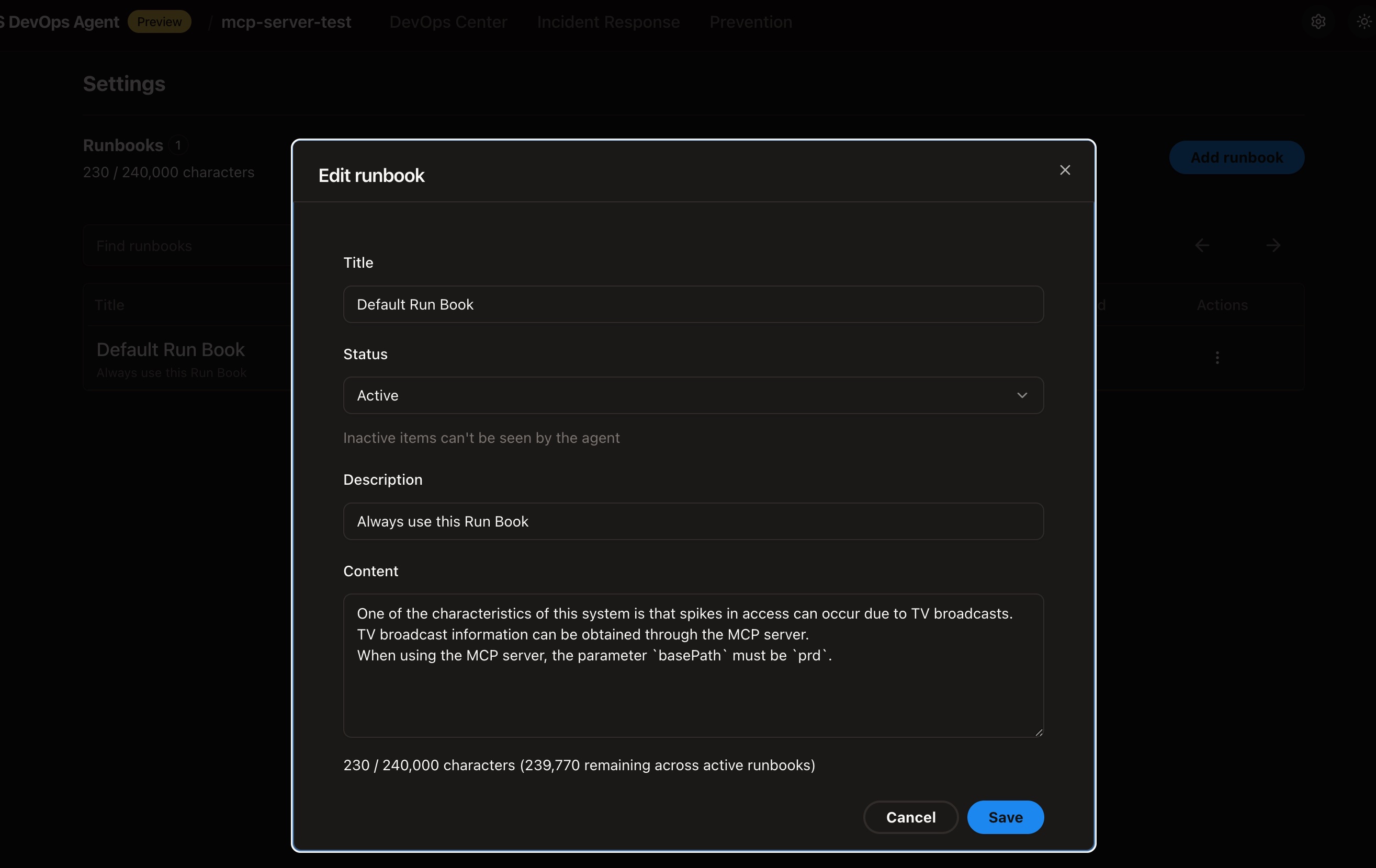 DevOps AgentにRunBookを追加.jpg