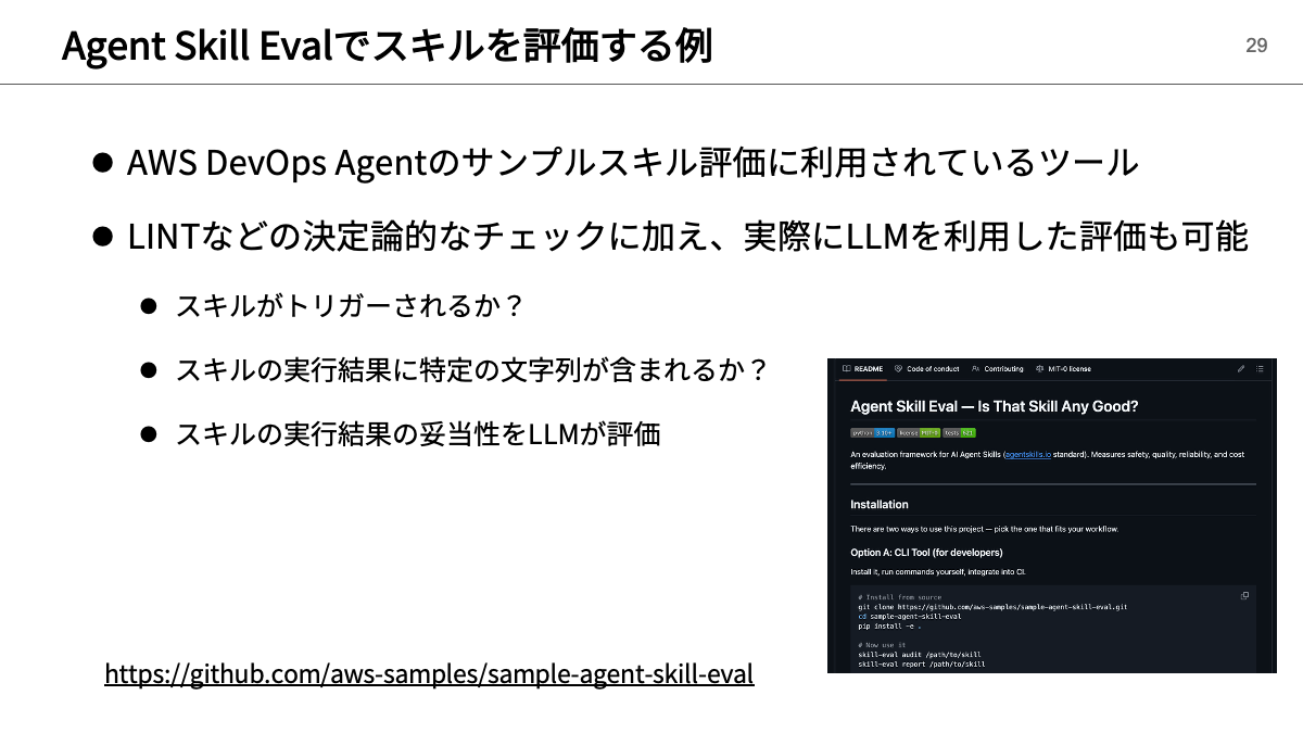Agent Skill Evalについて