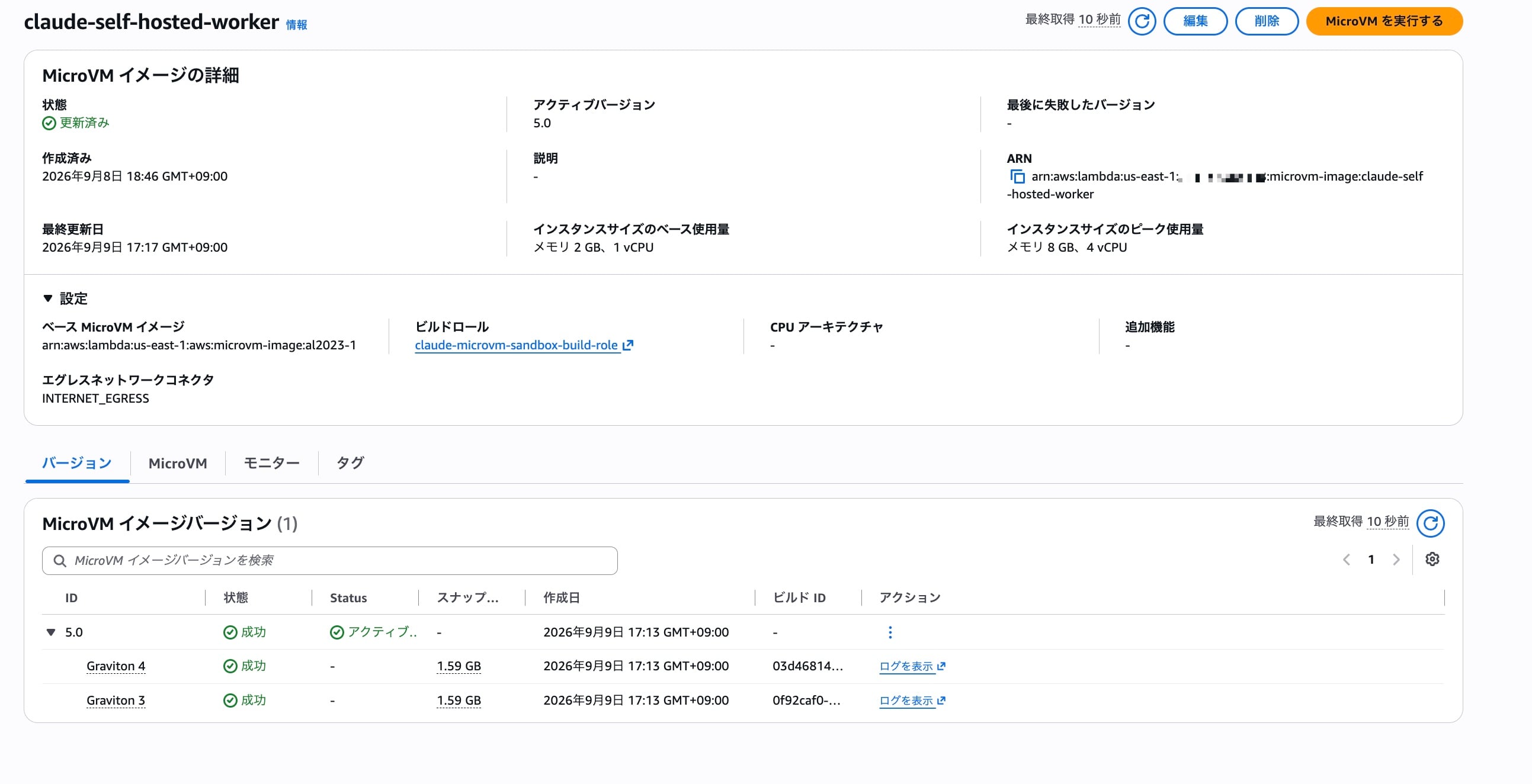 MicroVMイメージ