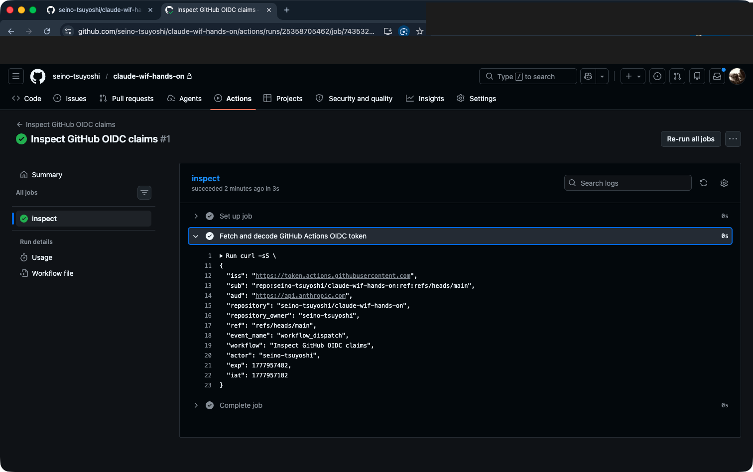github-actions-inspect-oidc-claims-log-window-cli_masked.png